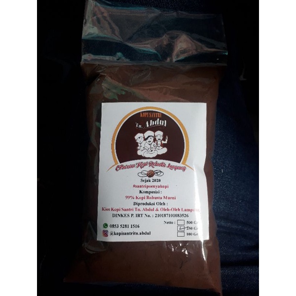 

Kopi Bubuk Robusta Lampung