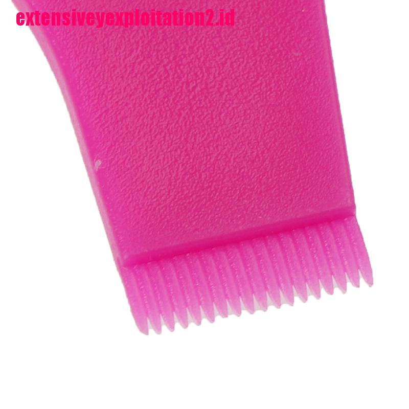 &lt; E2id &amp; &gt; 10pcs / Pak Brush Pembersih Bulu Mata Bentuk Y Bahan Plastik Reusable