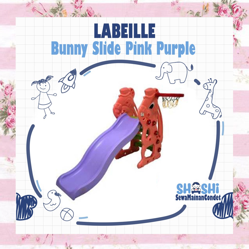 Sewa  Labeille Bunny Slide Pink Purple