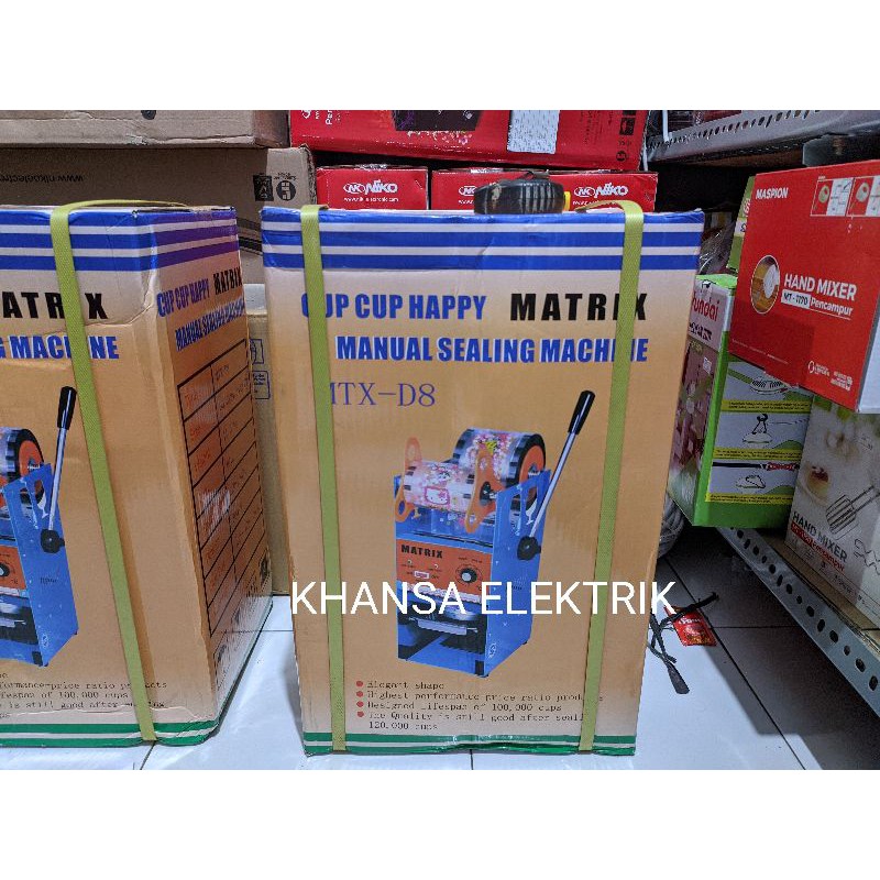 Cup sealer Matrix MTX-D8 mesin pres