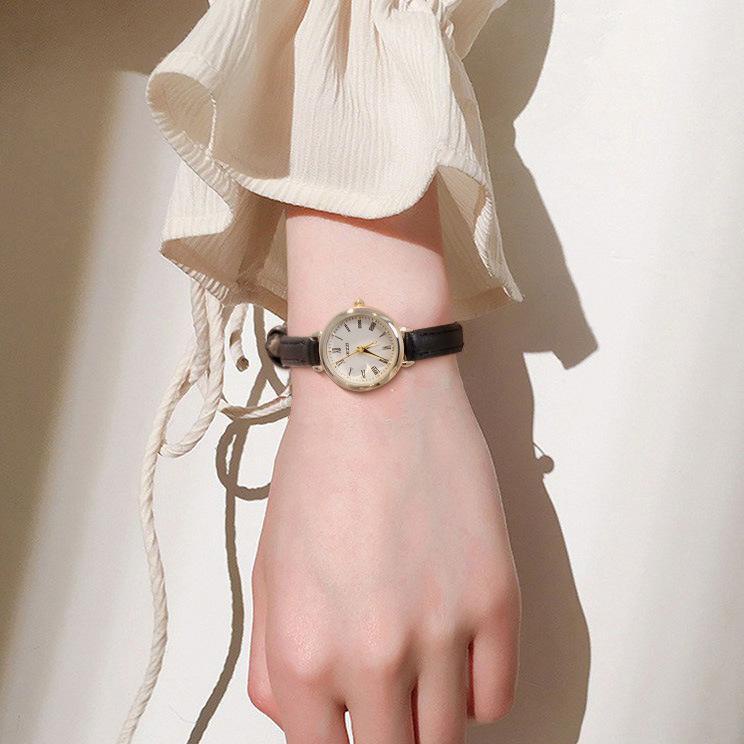 Super Rating Toko212 Jam Tangan Analog Wanita LVPAI Jam Cewe Kulit Kecil Jam Tangan Wanita Mewah Mod