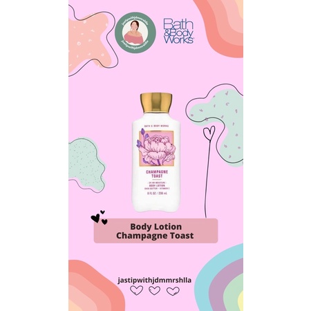 BBW BODY LOTION CHAMPAGNE TOAST