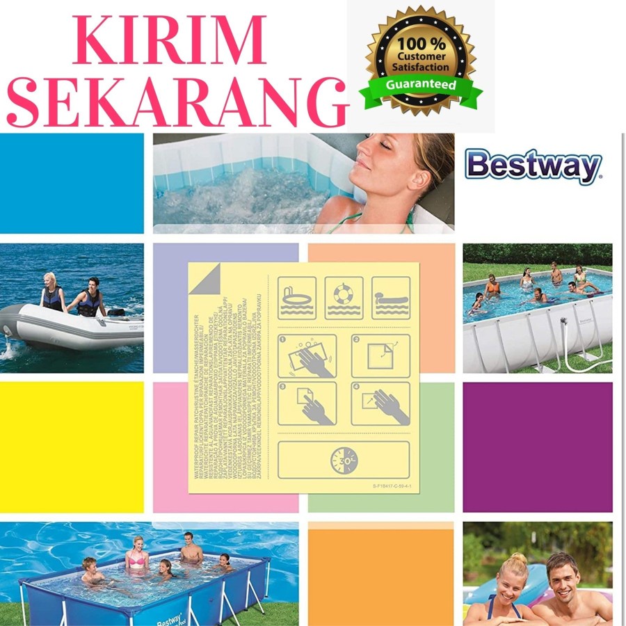 Alat Tambal Lem Perahu Karet Kasur Sofa Kolam Renang Angin Bestway