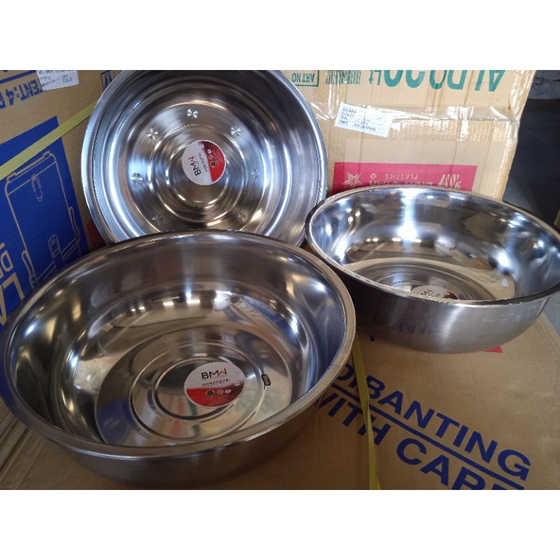 baskom stenlis baskom 40 baskom dalam baskom 3 pcs