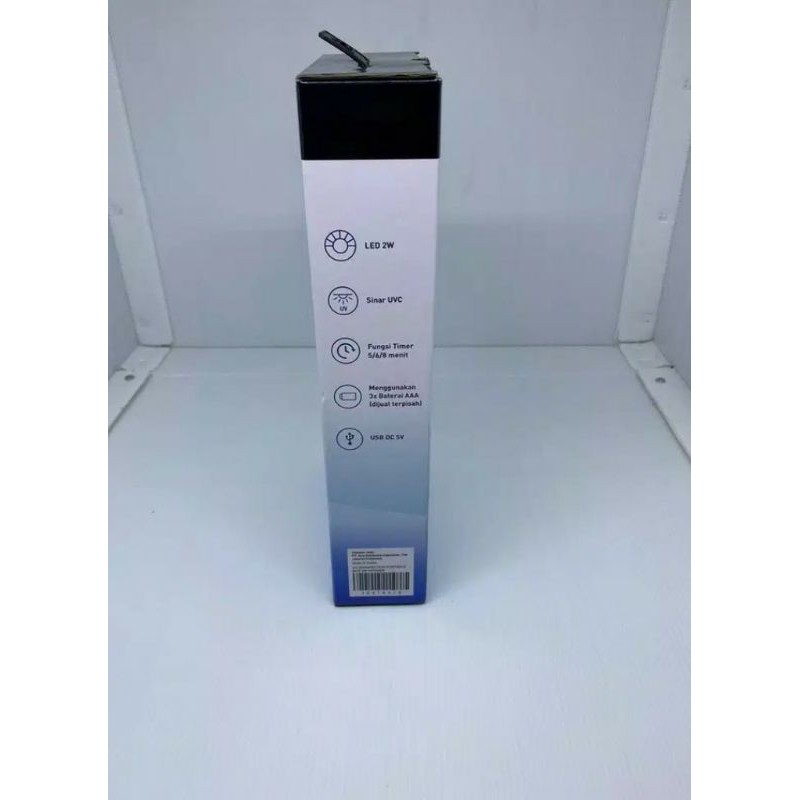 KRISBOW WADAH BOX UV DISINFEKTAN STERILISASI 2W TIMER PORTABLE/ACE UVC BOX PORTABLE/STERILIZER BOX/