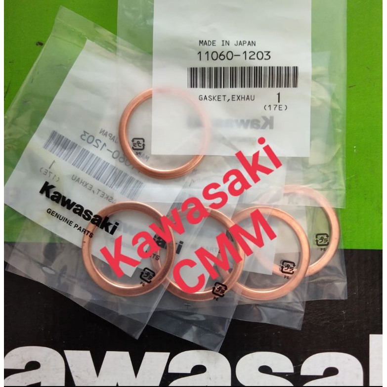 Paking knalpot kenalpot muffler Ninja 250 Mono, Z250 SL. Original kawasaki