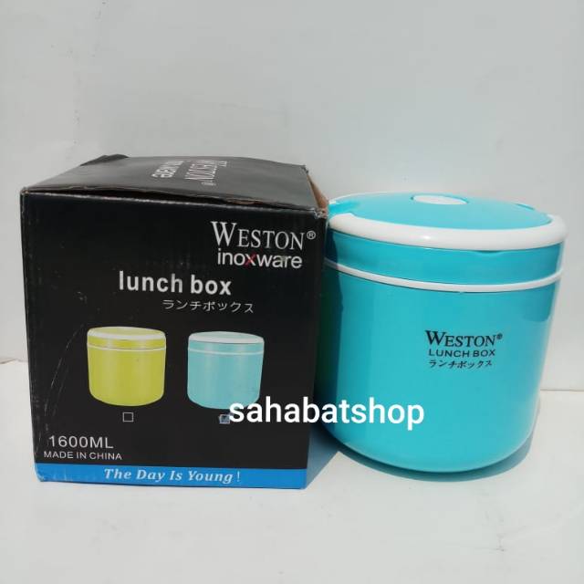 Weston Inoxware Lunch Box 1600ML stainless new Box