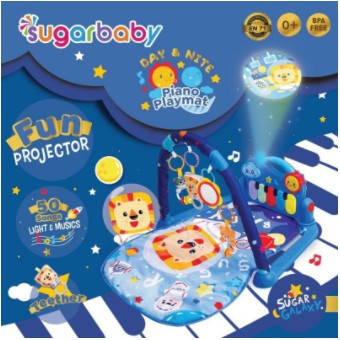 Sugarbaby Piano Playmat Baby Playgym Sugar Baby / Baby Playmat / Playmat Bayi /Sugar Baby All in one Piano Playmat / Playmat Bayi Sugar Baby / Sugar Baby Playmat Sugar Park Sugar Land Sugar Galaxy Ella Chef Musical Parade Sunday Stroll BPA FREE SNI