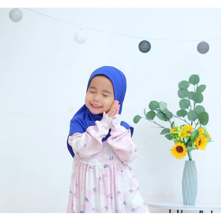 20+ WARNA (CLARISSA) Clarissa Hijab Baby 0-3th / Jilbab Anak Basic Jersey