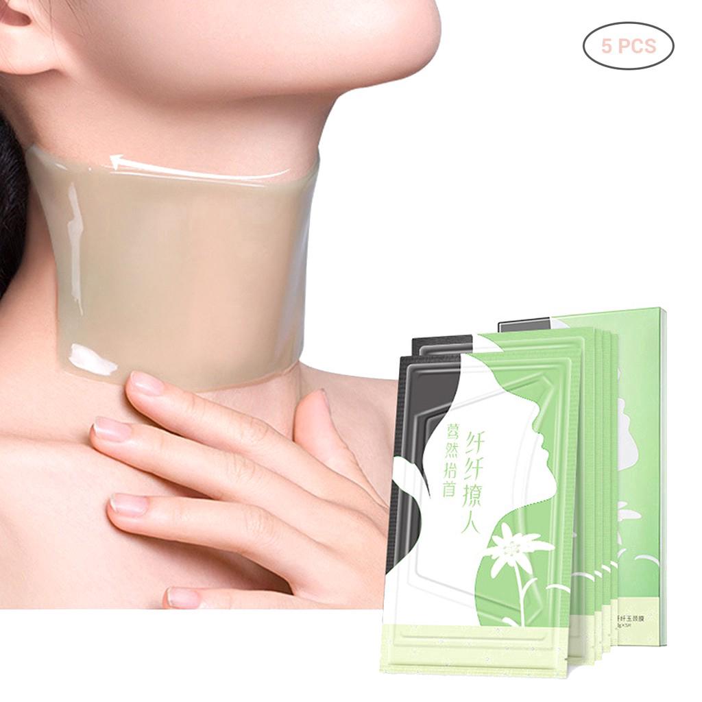 5 Pcs Anti Wrinkle Neck Mask Skin Care Nourishing Neck Skin Tightening Lift Firming Mask Ykd Shopee Indonesia