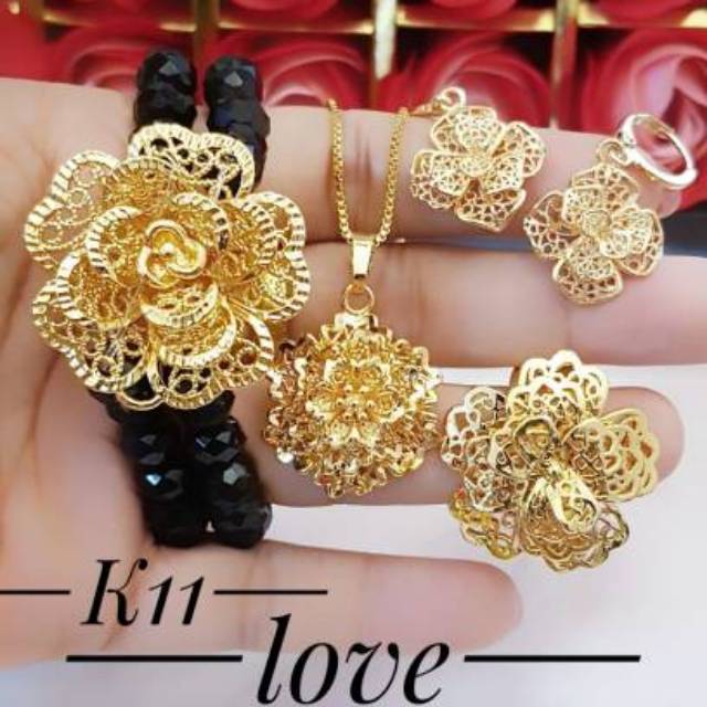 Xuping gelang tangan lapis emas 24k 1446