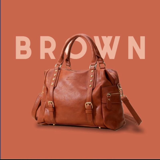 TAS BESAR WANITA SANDRA JIMS HONEY ORIGINAL