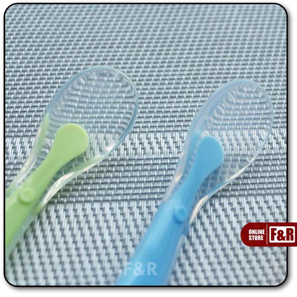 Sendok Makan Bayi Silicone Sendok Silicon Bayi Sendok Silikon Bayi Peralatan Makan Bayi Perlengkapan Mpasi Bayi Baby Silicone Spoon