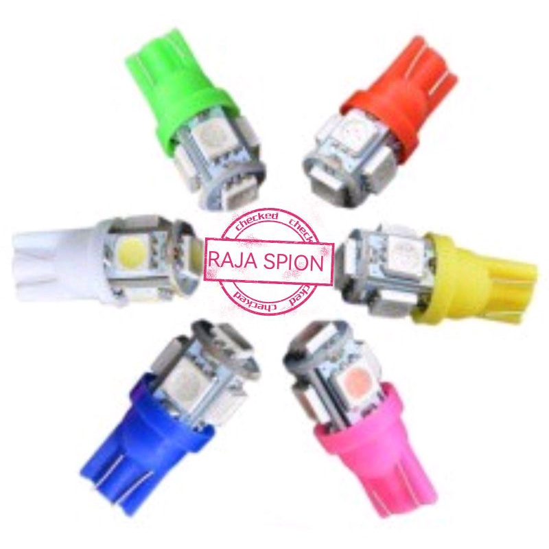 Lampu led jagung/T10 senja kota/sein 5mata/sein 5 titik mobil sepeda motor