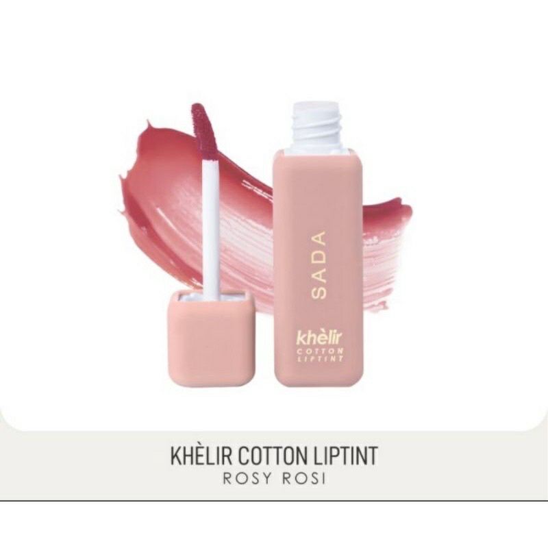 SADA by Cathy Sharon Khelir Cotton LipTint varian Rosy Rosi Pink Guava