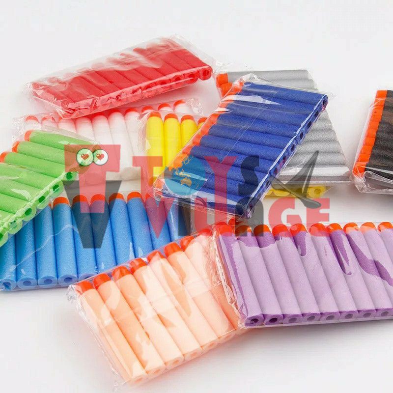 1Pcs/Biji - Peluru Nerf / Nerf Dart Bullet Foam Reffil for Zombie / Modulus N-Strike & Sejenisnya-3