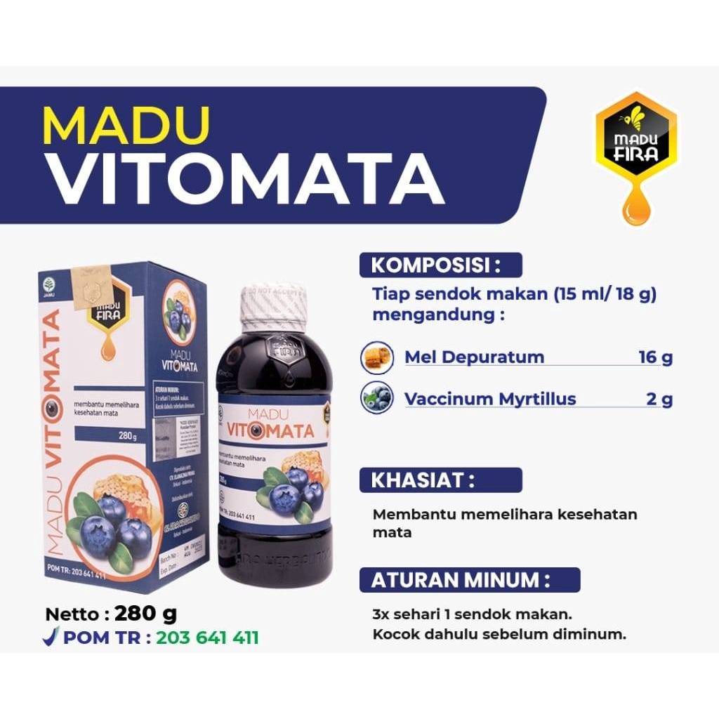 

Herbal Abusa - Madu Vitomata Untuk Kesehatan Mata 280g Ungu