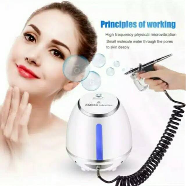 Alat Facial Oxygen Water Omega Injection Spray
