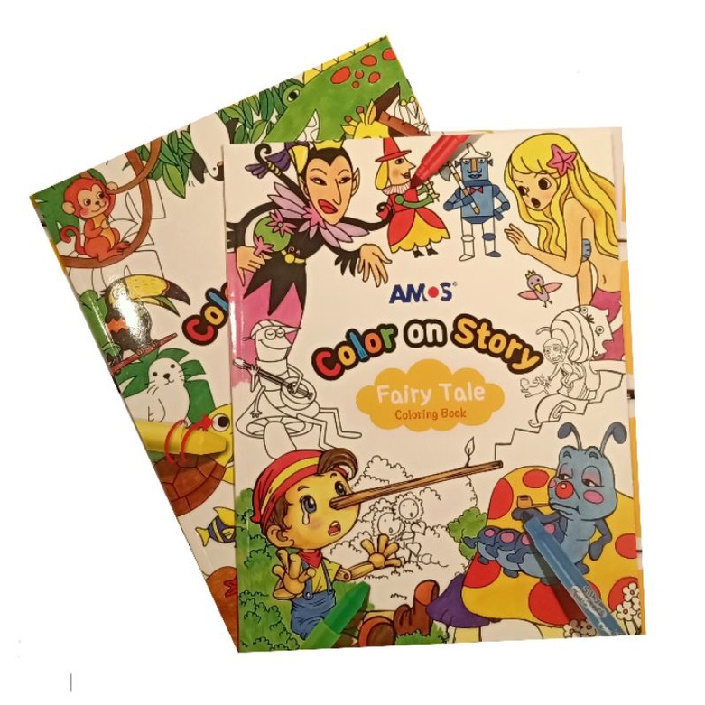 

COLORING BOOK (buku mewarnai action figure hewan)