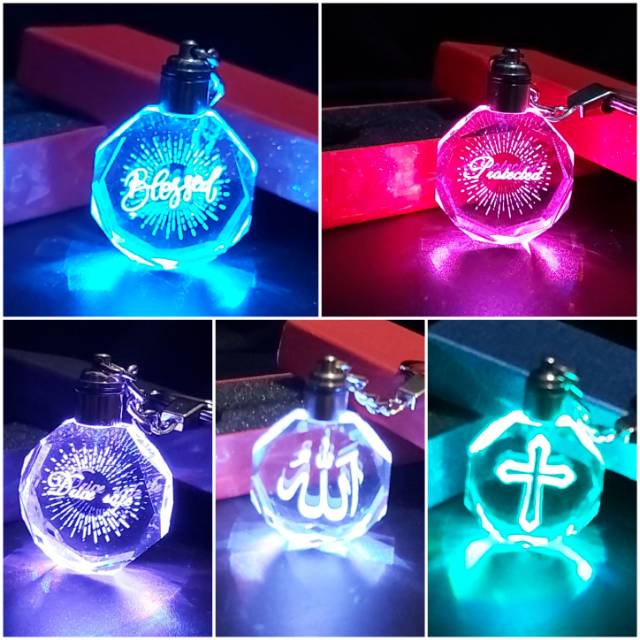 GANTUNGANKUNCI KEYCHAIN LEDLIGHT KEYRING SOUVENIR GIFT HADIAH