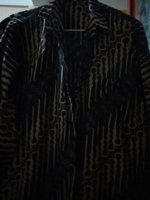 Bswart Batik Hrb026 Kenongo Hem Pendek Padi Pekalongan M L Xl Batik Pria Murah Modern Grosir