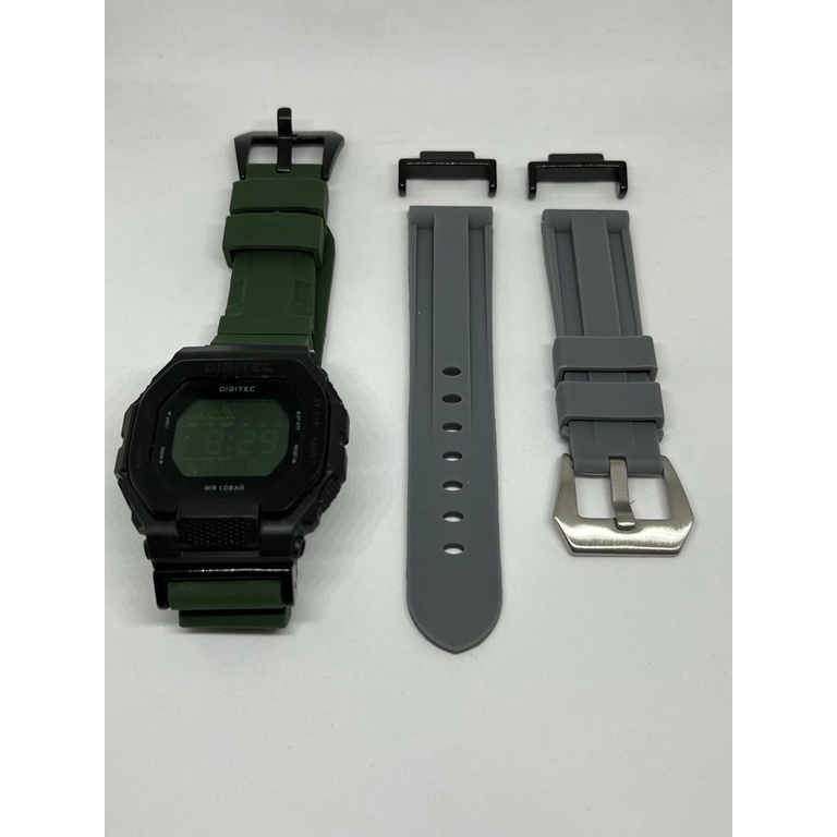 Strap silikon PN universal G-SHOCK Casio Nilon Kanvas Strap GD110/110/120 GA110/100 DW5600 DW6900 GA400 dengan Konektor Adaptor stainless