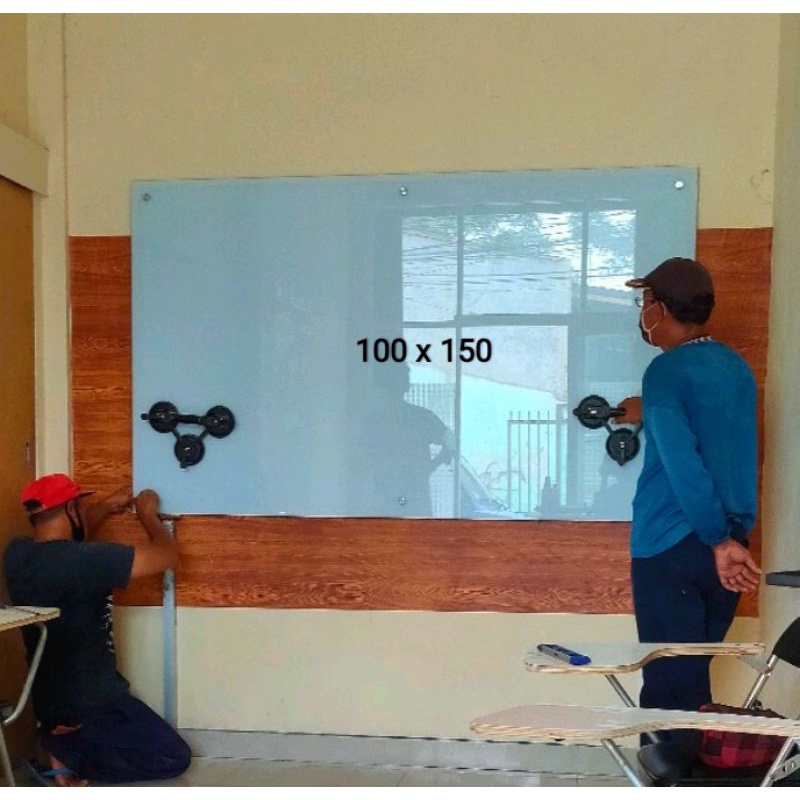 glassboard 100 x 150 tebal 5mm papan tulis kaca