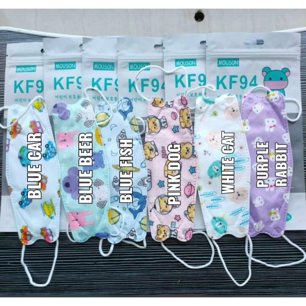 KF94 MASKER ANAK BTS MIX ISI 10PC