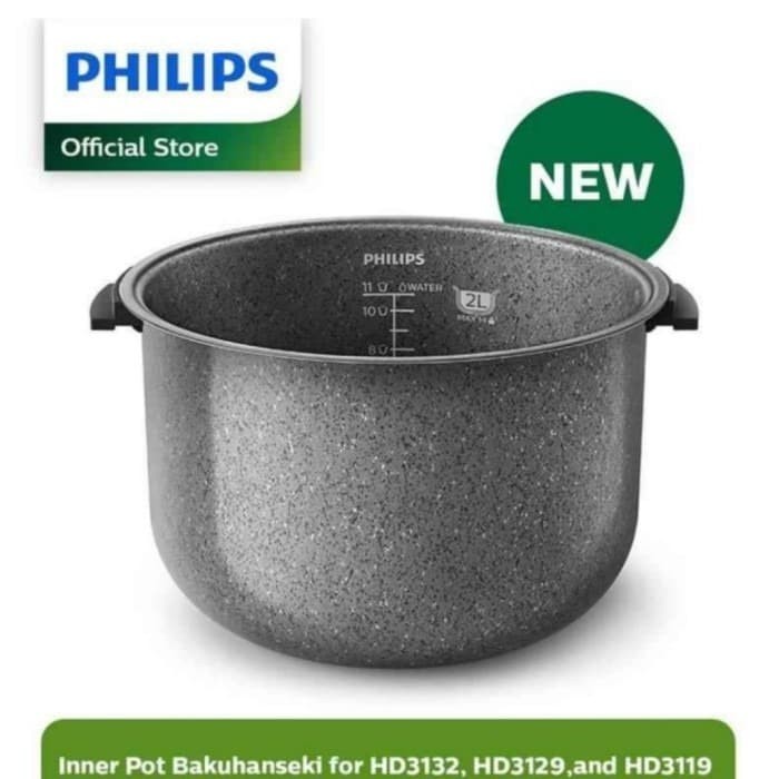 Panci Inner Pot Dalaman Rice Cooker Philips HD 3128 3132 3138 3119 3118 3127 3138 tempat nasi