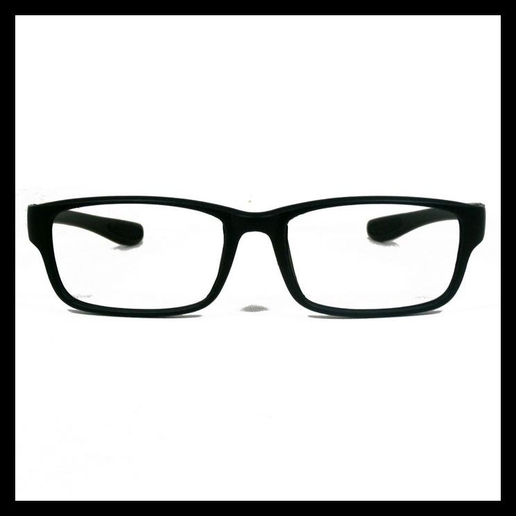 Indh Kacamata Puma Sporty + Lensa Minus Antiradiasi, Frame Baca Pria/Cewek - Hitam TERLENGKAP Kode