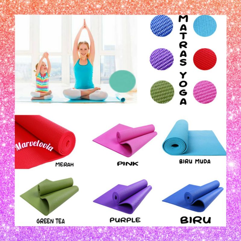 MATRAS YOGA ANTI SLIP / YOGA MATT BONUS TAS SARUNG