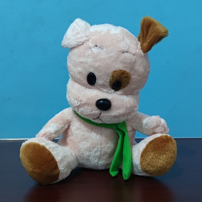 BONEKA HEWAN LUCU MAINAN ANAK - BONEKA ANIMAL ANJING PINK - BONEKA ANJING IMUT DAN LEMBUT