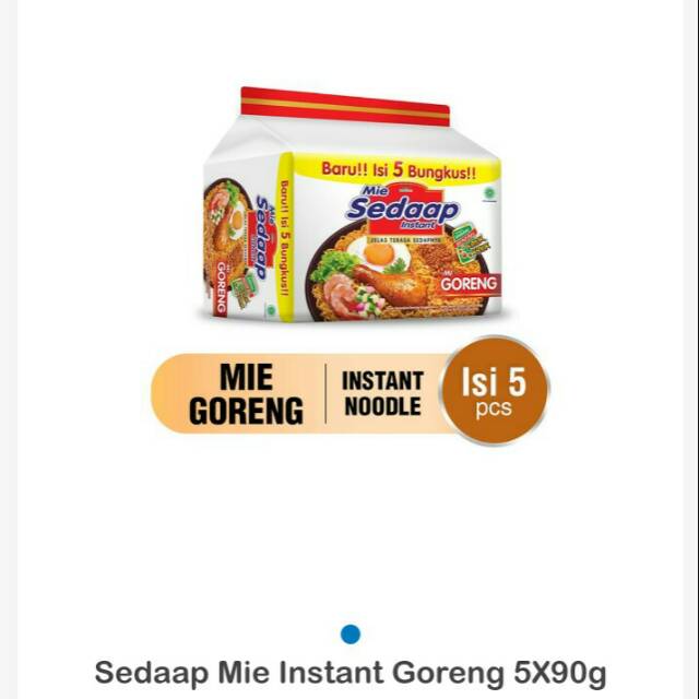 

MIE SEDAP GORENG isi 5pcs