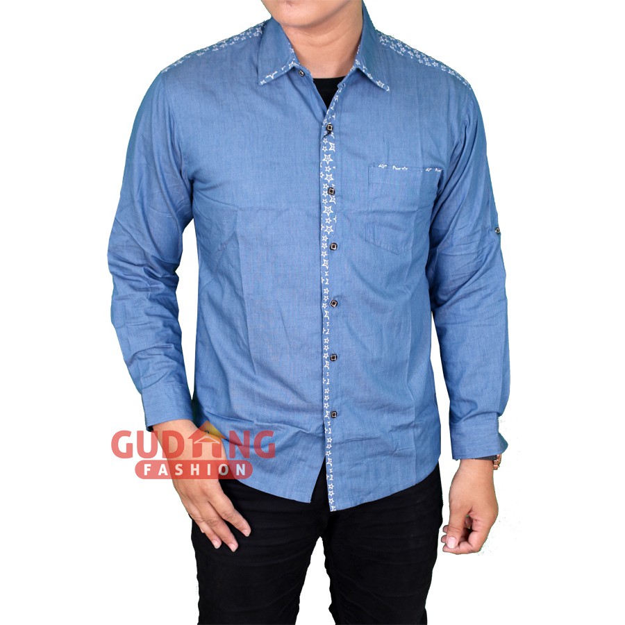 Casual Slim Fit Long Sleeve Man Shirts LNG 1649