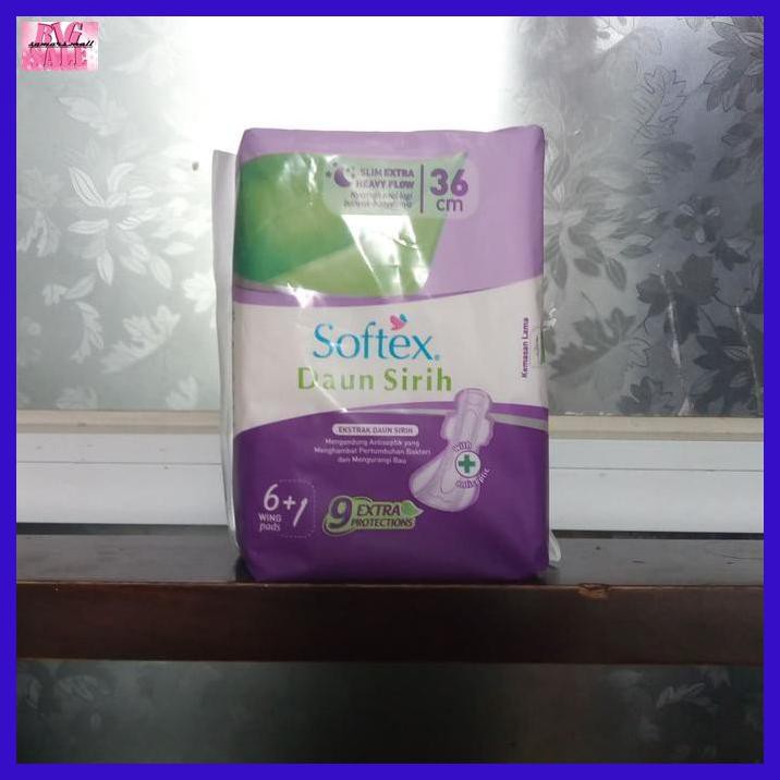 LEMENSUP- SOFTEX DAUN SIRIH 36CM 6 PLUS 1 -ASLI.