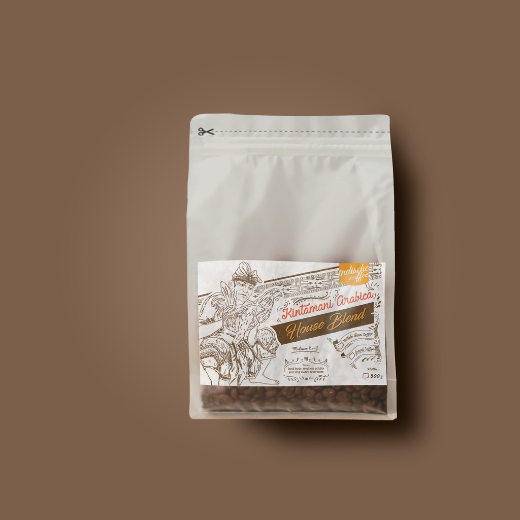 

INDISCHE ESPRESSO BLEND FULL ARABIKA 500 gr BIJI/BUBUK FRESH ROASTED