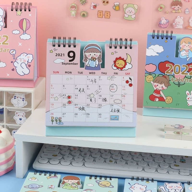 cute calendar 2022 kalender diary planning calendar