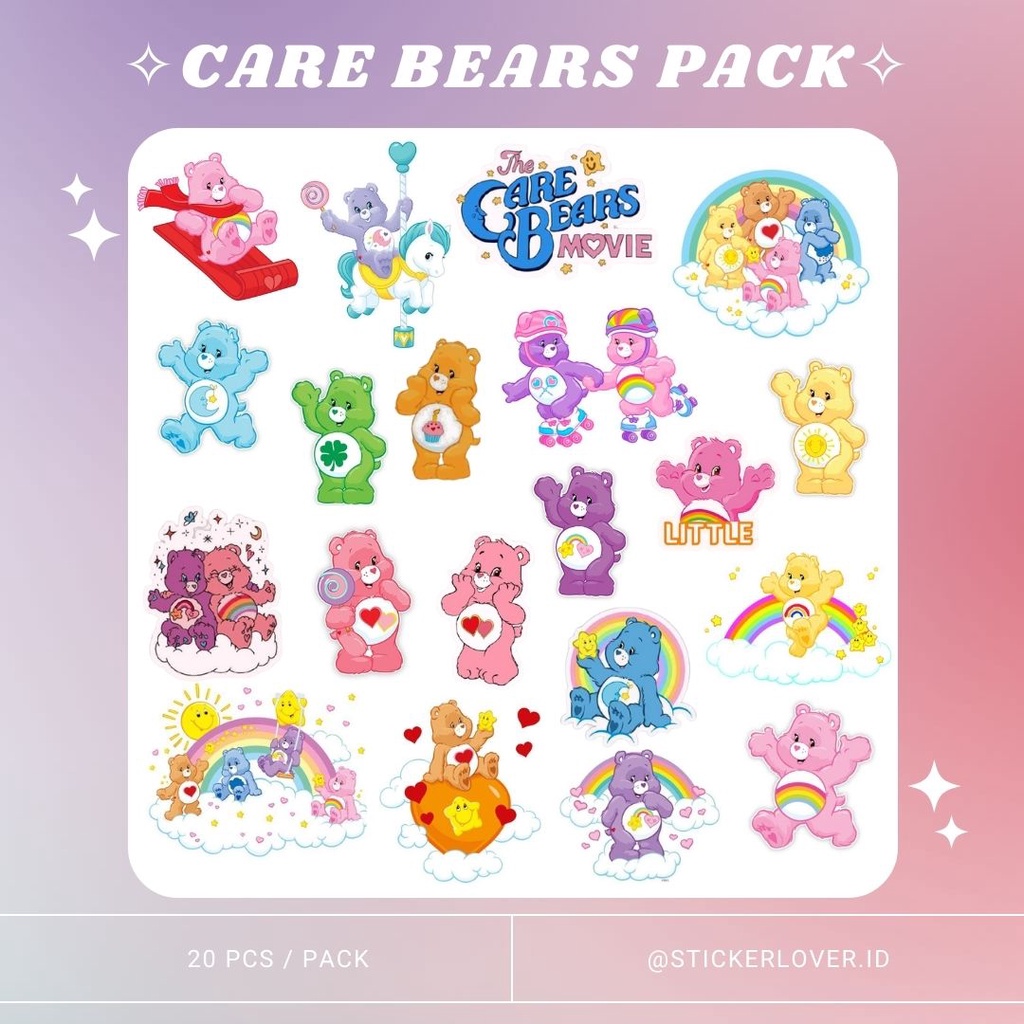 [PROMO] Sticker Tumblr HP Aesthetic / Stiker Care Bears
