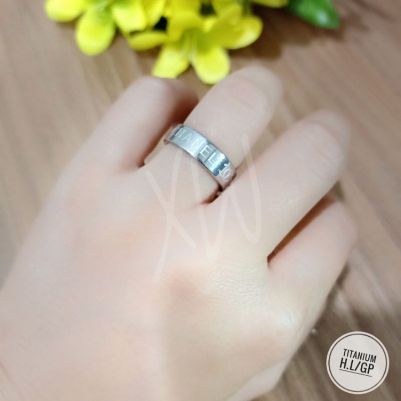 Cincin Titanium Silver CC566