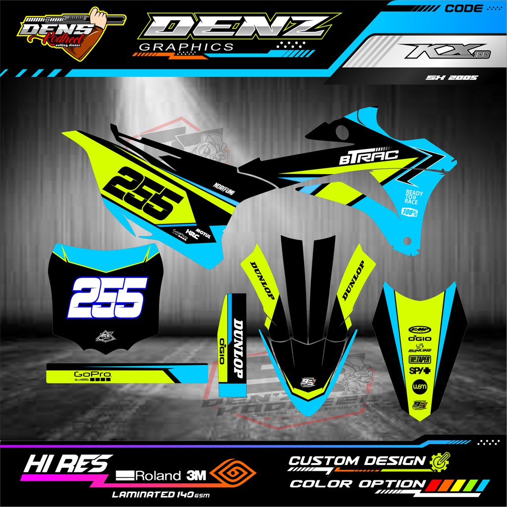 Decal Sticker KX85 NEW Costome MD0020