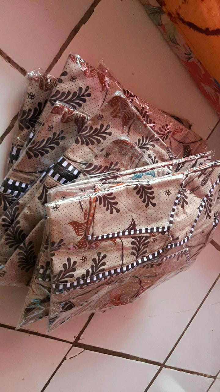 Tey-17 Batik Wanita Asj Sa Hrb026 Kenongo Kemeja Tosca Pendek