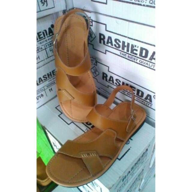 Sandal pria kulit asli Rasheda Gr 20