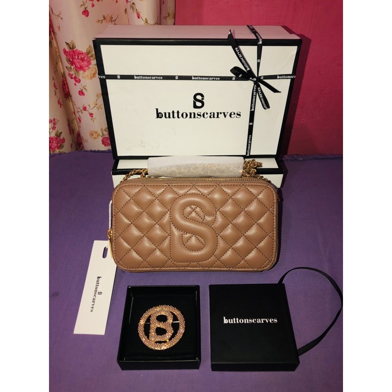 Yura Bag buttonscarves Mocca Bundling