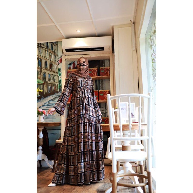 Gamis Wanita Kimono 5 free masker