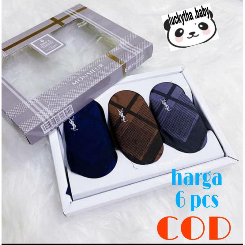 6pcs(1box)_sapu tangan katun pria / handkherchief pria