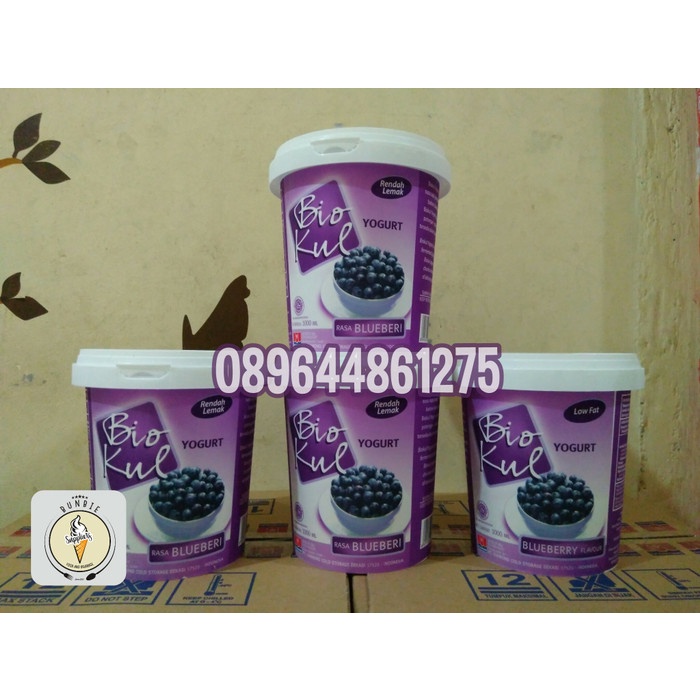 

101bfbb Biokul Yogurt Stirred Blueberry 1Liter Xa201As