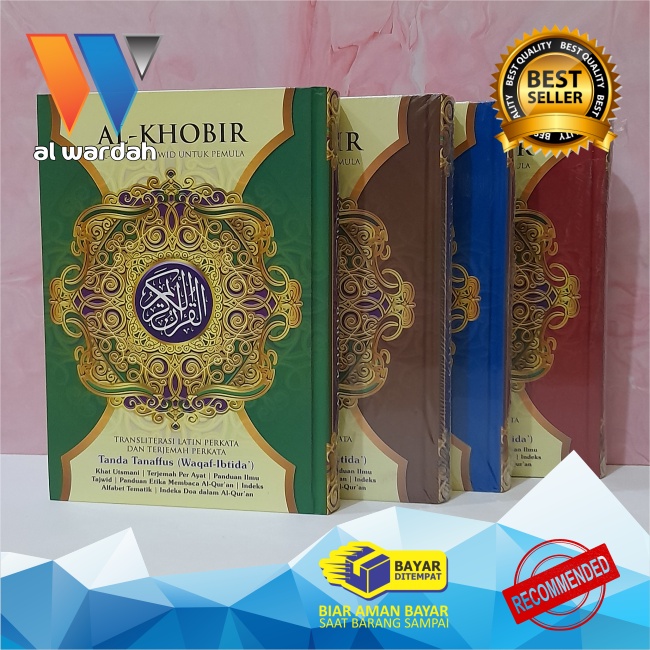 Bisa COD Al-Qur’an Mushaf Al-KHOBIR Terjemah Perkata Transliterasi Warna Ukuran A5 ( 14 X 21 cm ) / 
