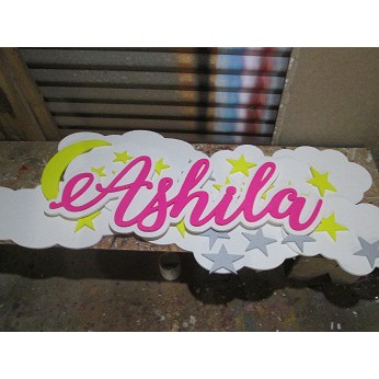 Backdrop Styrofoam Ulang Tahun Anak Kastem