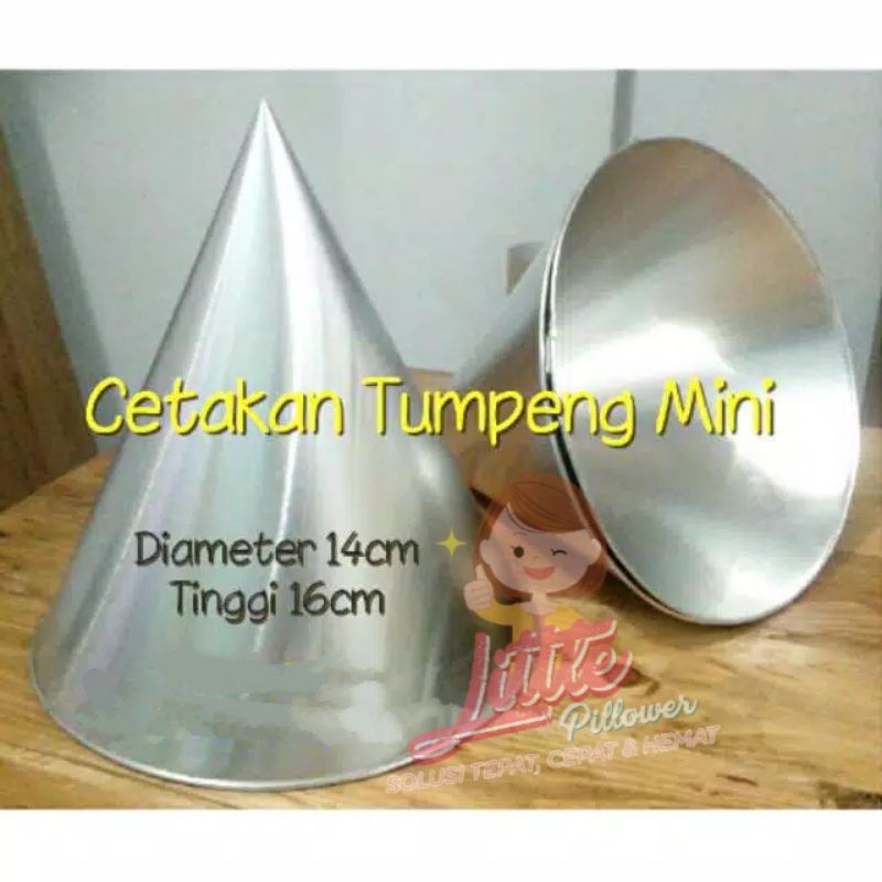 (D14) Cetakan Tumpeng Mini D14 T16 Bahan Aluminium Kualitas Bagus