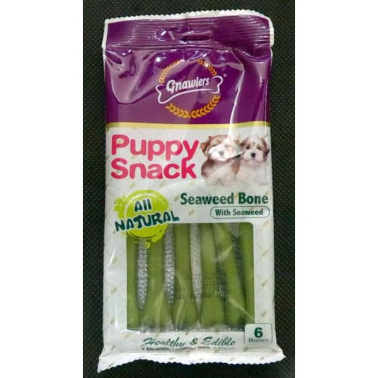 

SEAWEED BONE W/SEAWEED 40 GR (6 PCS) DENTAPURE